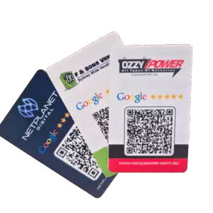 Google Review Business Card